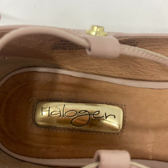 Halogen Owen Leather Lace-Up Flat Women Size 8M - Picture 13 of 15